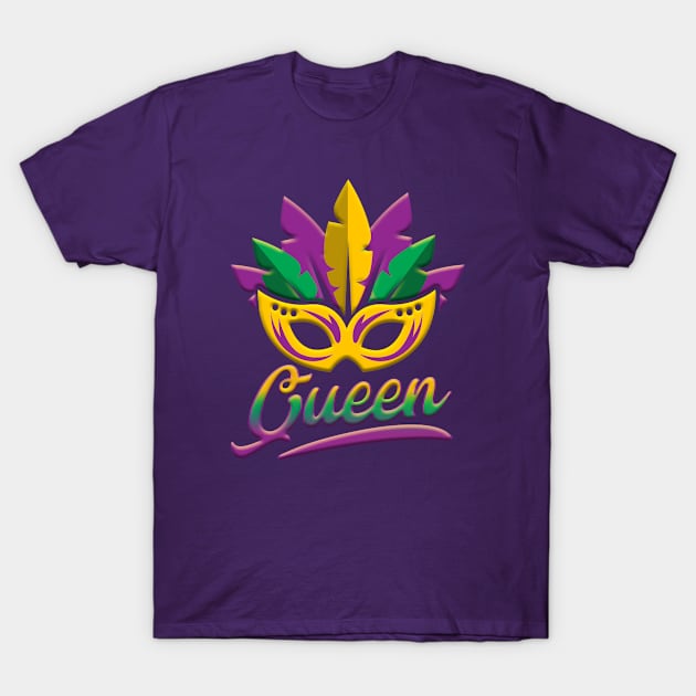 Mardi Gras Queen T-Shirt by savariya